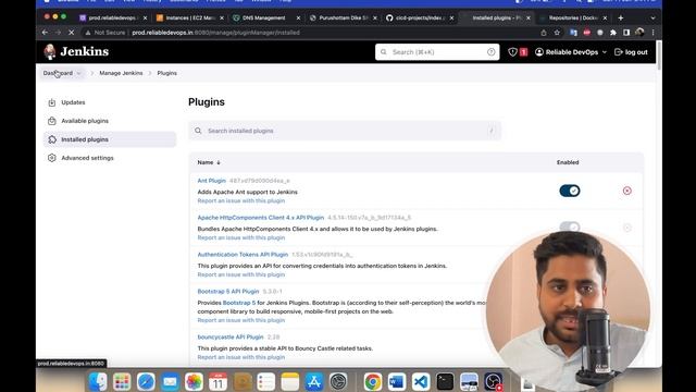 Complete DevOps Project | Git Jenkins Docker Route53 CICD | Step-by-Step Guide in Hindi смотреть онлайн