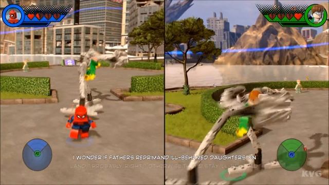 LEGO Marvel Super Heroes 2 - Spider-Man vs Doctor Octopus - CoOp Fight (Free Roam Gameplay HD) смотреть онлайн