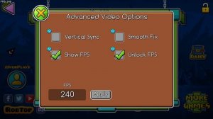 (Tutorial!) How to unlock FPS in geometry dash 2.2