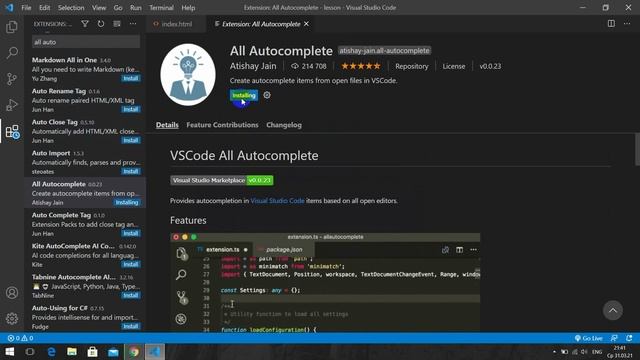 VS Code - настройка, установка плагины | ТОП-10 плагинов VS Code | VS Code muhitini sozlash смотреть онлайн