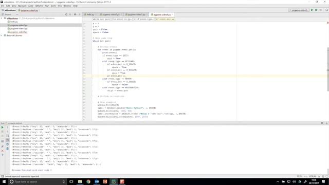 Learning Python 11: Keyboard events with Pygame смотреть онлайн