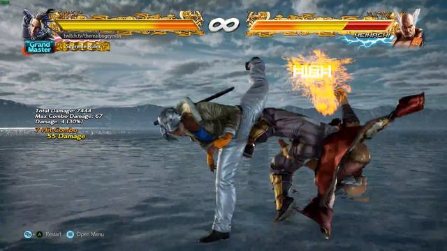 Tekken 7 Master Raven combo смотреть онлайн
