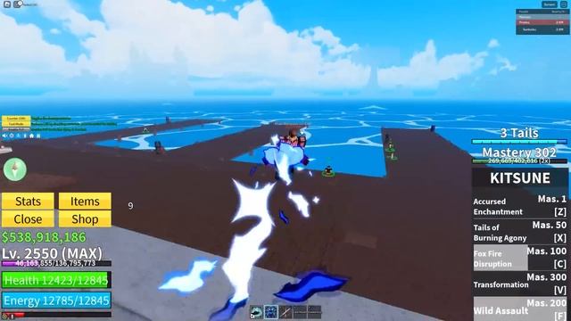 NEW Kitsune Fruit FULL SHOWCASE (Blox Fruits Roblox) смотреть онлайн