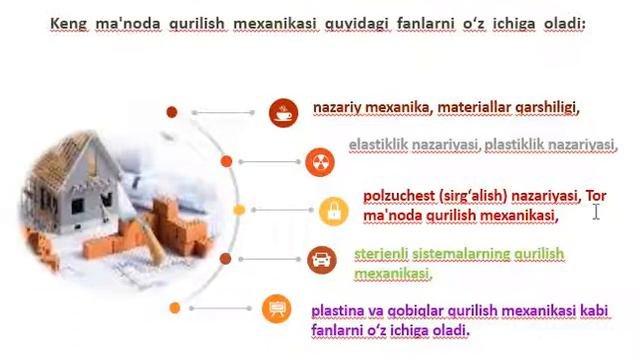 Qurilish Mexanikasi Fanining Mazmuni,  Predmeti Va Metodi