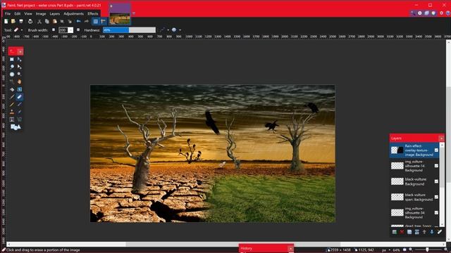 Paint.Net Project - Adding layer opacity and blending layers -(part 9) смотреть онлайн