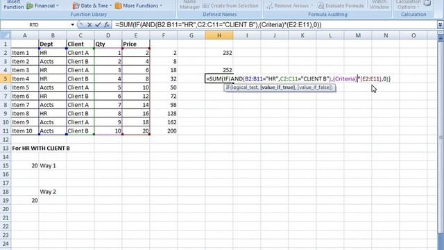 Excel Sumproduct Help Video смотреть онлайн