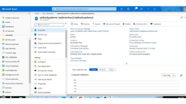Backup and Restore in Azure SQL Database смотреть онлайн