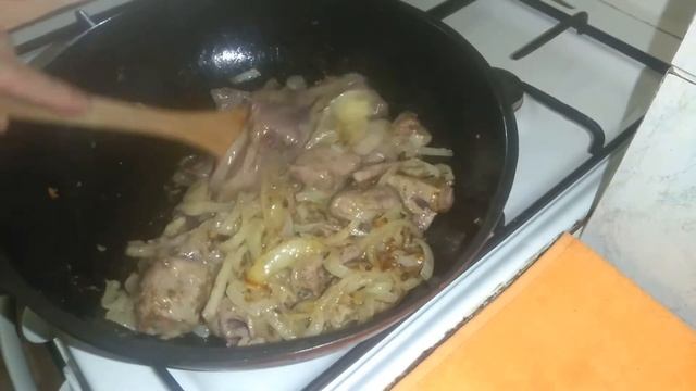 СВИНАЯ ПЕЧЕНЬ В ВОКЕ смотреть онлайн