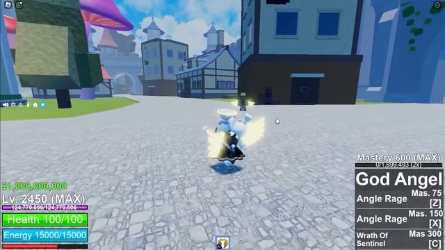 Tôi Đã Thức Tỉnh Melee "GOD ANGEL" | Blox Fruits ( Fanmade ) смотреть онлайн