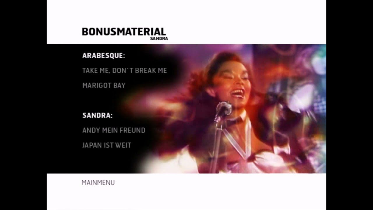 DVD - Меню : Sandra - The Complete History смотреть онлайн