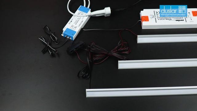 Подключение длинных светильников Dlight ANGLE без выключателей смотреть онлайн
