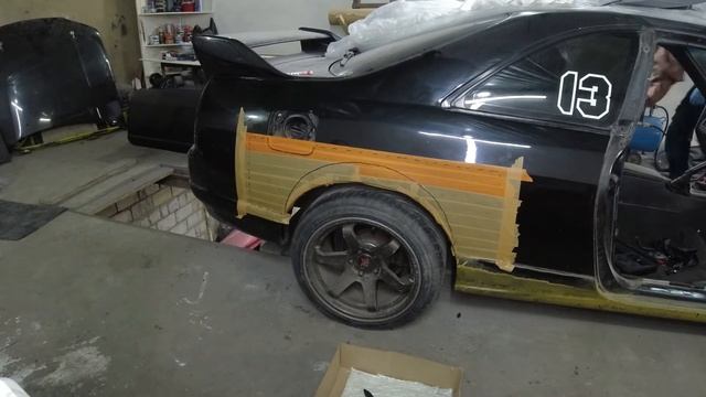 SKYLINE R33 Делаю расширение | ПЕРВЫЙ ОПЫТ