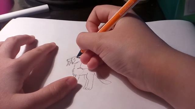 Как я рисую котов воителей(1 часть)сори за звук смотреть онлайн