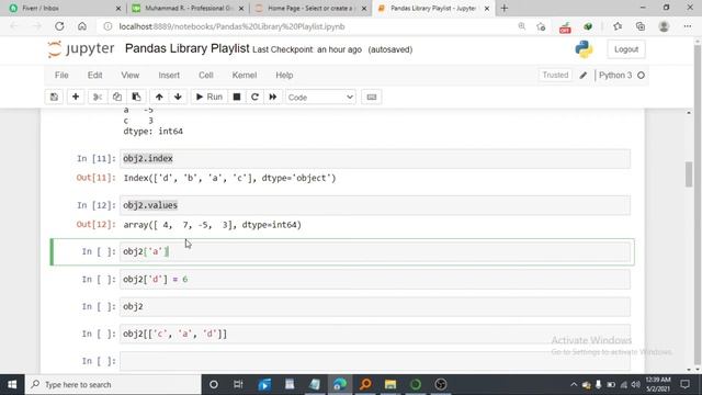 02 Pandas | Add Indexes in Series of Pandas | Python Pandas 2021 смотреть онлайн