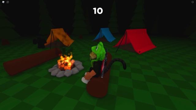 Ночь в КРАСНОМ лагере с МОНСТРОМ роблокс | Red Camping STORY | Игры подписчиков смотреть онлайн
