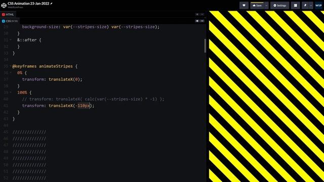 CSS Only Animated Stripes Background | Infinite CSS Animation & Repeating Gradients | Learn CSS смотреть онлайн