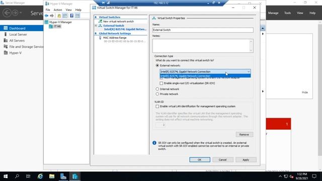 Creating a Hyper-V virtual switch смотреть онлайн