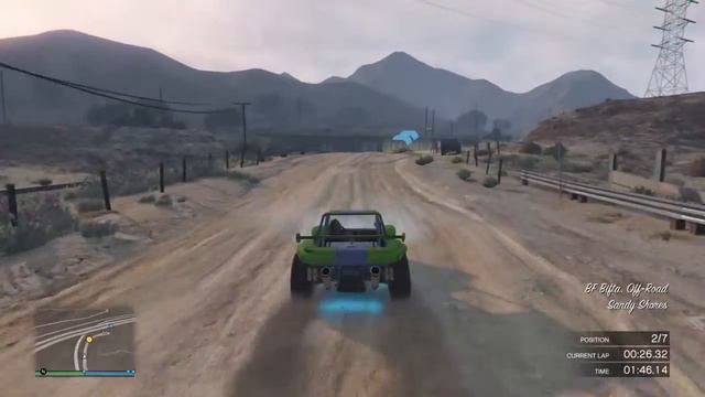 GTA Online - Just Deserts | Land Race - (GTA 5 Online PS4 Gameplay) смотреть онлайн