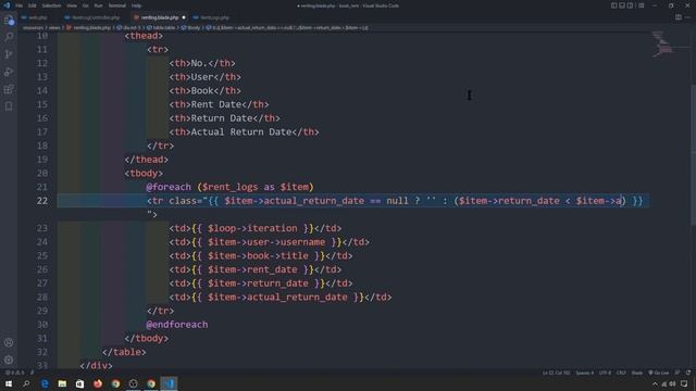 Laravel 9 : Membuat Sistem Informasi Rental Buku | Menampilkan Log Peminjaman Buku (Rent Log) смотреть онлайн