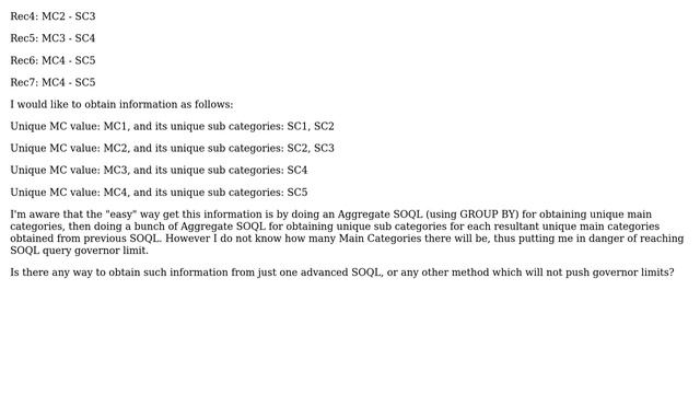 Salesforce: How to get unique values of two fields in one SOQL? смотреть онлайн