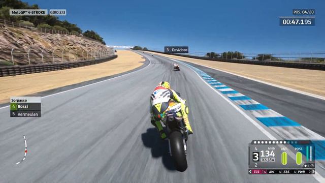 MotoGP™20 - Historical - Laguna Seca - VR46 Repsol Honda RC211V (2002) ]1080p60FPS]