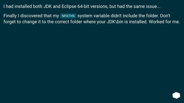 Failed to load the JNI shared library on starting Eclipse смотреть онлайн