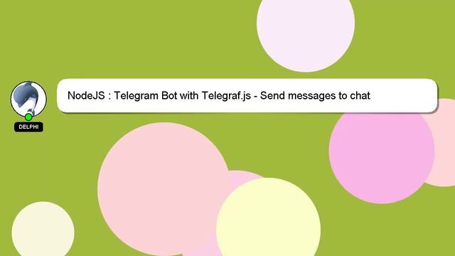 NodeJS : Telegram Bot with Telegraf.js - Send messages to chat смотреть онлайн