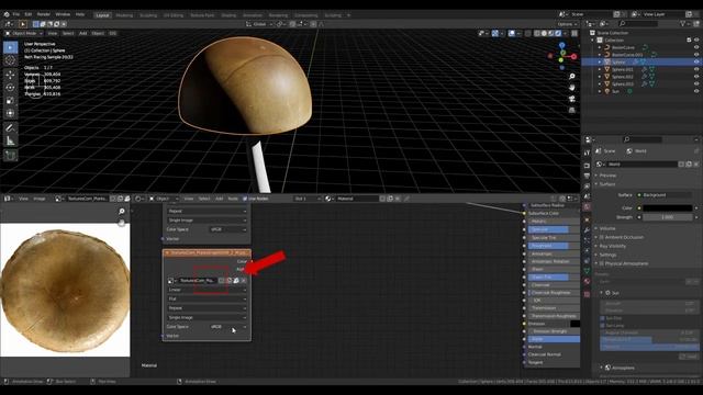 Modeling and Texturing a Mushroom in Blender смотреть онлайн
