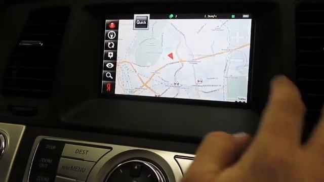 Nissan - Русифицированная навигация с пробками на штатном мониторе - BGT-NKP2200 ч 2 смотреть онлайн