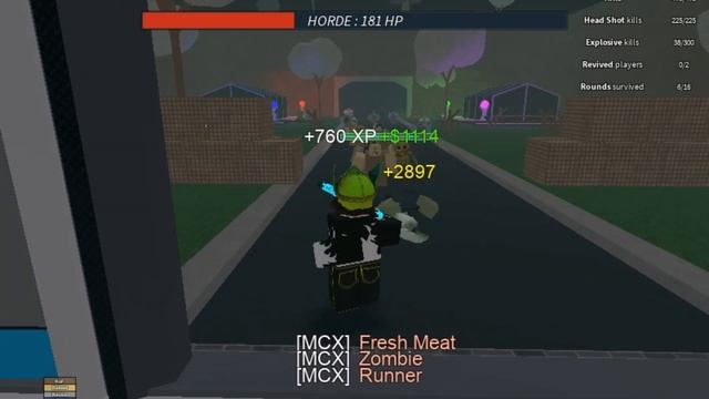 roblox - casual zombie uprising MCX gameplay (APOCALYPSE MODE) смотреть онлайн