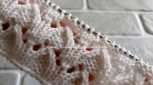 ОЙ ТАКОЙ ПРОСТЕНЬКИЙ И СЛАВНЫЙ УЗОР СПИЦАМИ