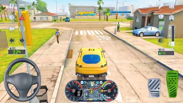 Taxi Sim 2020 - New Car City Driver - Car Games Android 3D City Drive - Taxi Sim 2020 #15. смотреть онлайн