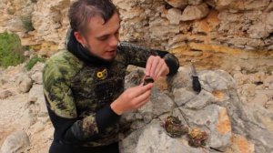 НАШЕЛ ДИКИЕ УСТРИЦЫ В ЧЕРНОМ МОРЕ | ПРОБУЮ СВЕЖИЕ УСТРИЦЫ В КРЫМУ