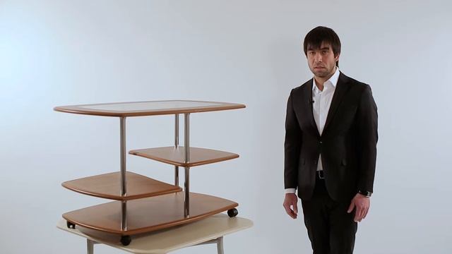 Стол журнальный "Эстет" на колесиках смотреть онлайн