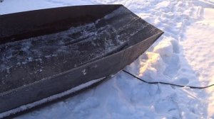 ОБЗОР САМОДЕЛЬНОЙ ЛОДКИ (1) ИЗ ПНД ДЛЯ АЭРОЛОДКИ.