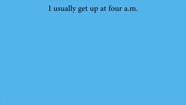 Using simple present tense to telling our daily routine смотреть онлайн