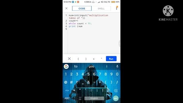 Print table of any number with python смотреть онлайн