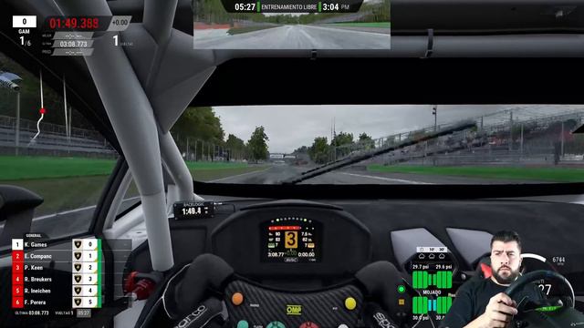 ¡ Compré un volante Simracing para jugar a esto ! Assetto Corsa Competizione - Gameplay #1 смотреть онлайн