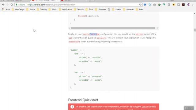 Installing Laravel Passport for API Auth in Laravel 5.7 смотреть онлайн
