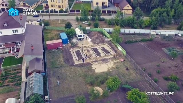 Устройство свайно-ростверкового фундамента. Деревня Дударева. Ситистрой смотреть онлайн