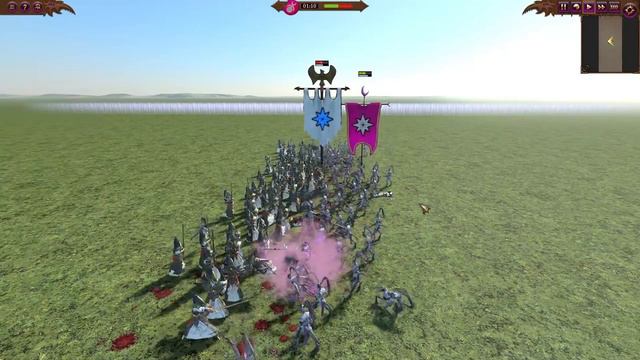 Exalted Daemonettes of Slaanesh VS Swordmasters of Hoeth. Total War Warhammer 3 смотреть онлайн