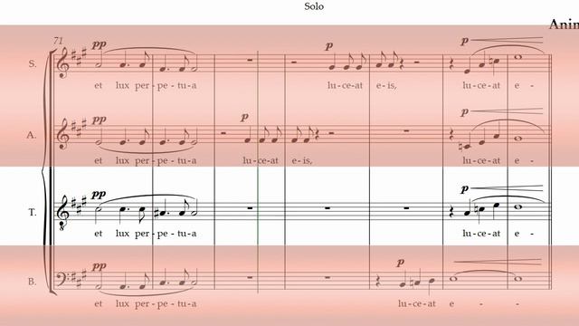 Verdi's Requiem Part 1 - Requiem - 1st Tenor Chorus Rehearsal Aid