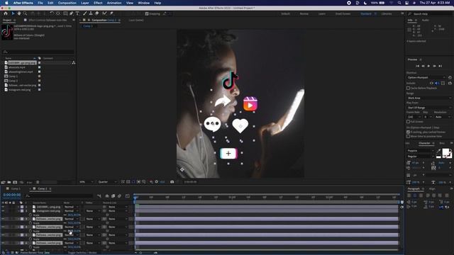 How To Create VFX in AfterEffects For BEGINNERS: Part 2 смотреть онлайн