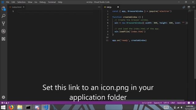 How to make an exe with javascript (How to make an electron app)(Easy!) смотреть онлайн