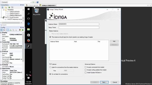 Icinga2 [PART 3] - Monitor Windows Clients (icinga 2) смотреть онлайн