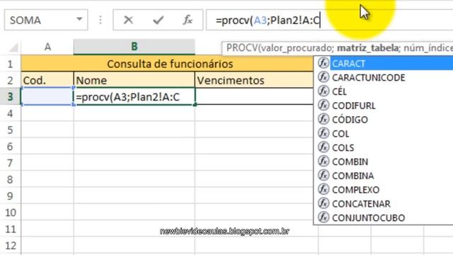 Aula de Excel 2013 - Criando pesquisa entre planilhas/PROCV смотреть онлайн
