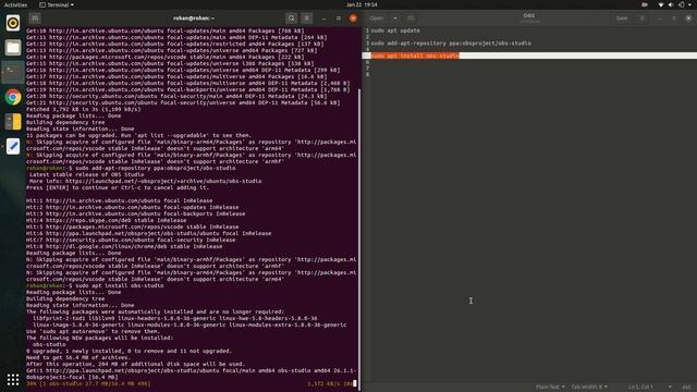 Install OBS Studio on Ubuntu 20.04 / Linux from Terminal смотреть онлайн