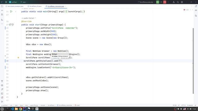 JavaFx Scrollpane Noborder смотреть онлайн