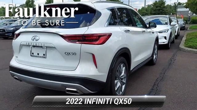New 2022 INFINITI QX50 LUXE, Willow Grove, PA NF119957 смотреть онлайн