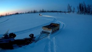 На избу по пухляку. Снегоходы Yamaha RS Venture TF, Yamaha VK540V